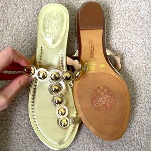 Gold Vince Camuto Sandals